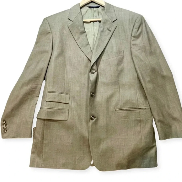 Vintage Burberrys Wool Men’s Blazer Jacket - Picture 1 of 7